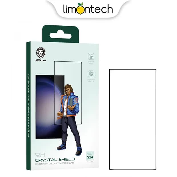 گلس اس 24 اولترا گرین لاین Green Lion 9H Crystal Shield