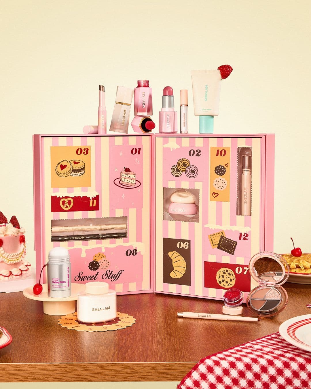 ست تقویم آرایشی شیگلم | SHEGLAM Advent Calendar Set — تصویر ۵