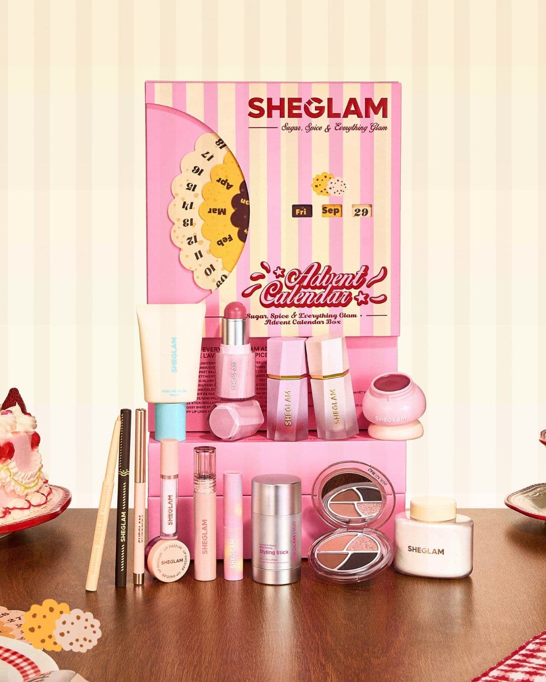 ست تقویم آرایشی شیگلم | SHEGLAM Advent Calendar Set — تصویر ۶
