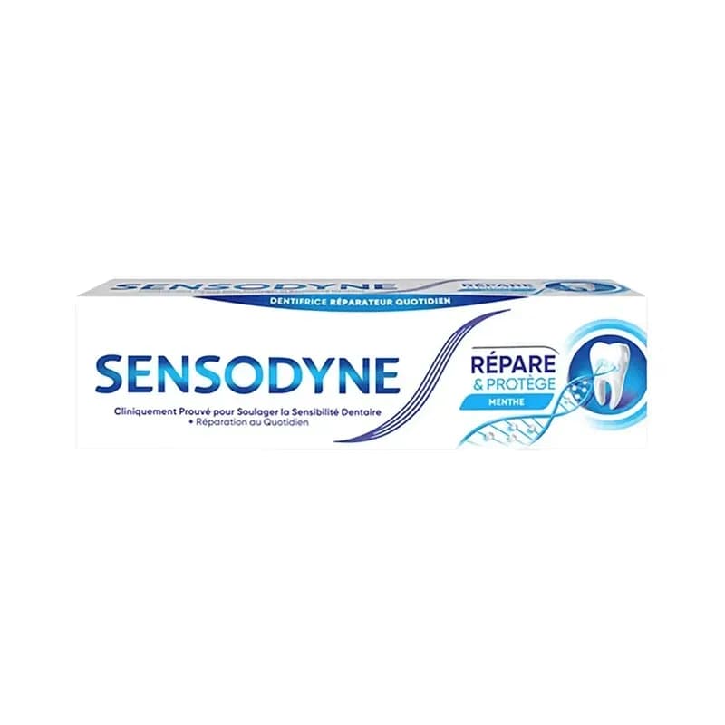 خمیر دندان ضد حساسیت و سفیدکننده سنسوداین Sensodyne Repair & Protect Mint حجم 75 میل — تصویر ۲