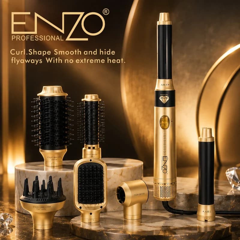 سشوار چندکاره 7 در 1 انزو ENZO Professional Supermotor Pro مدل EN-4133PRO-4 — تصویر ۱۱