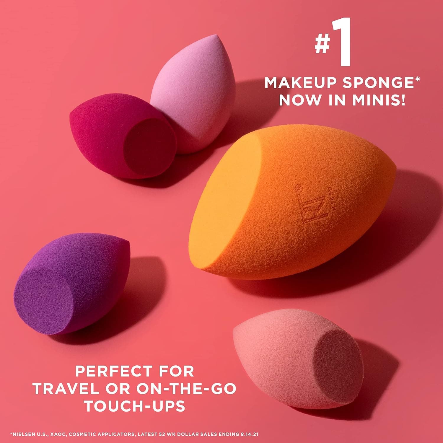 پد آرایشی ریل تکنیکس Real Techniques مدل Mini Miracle Complexion Sponge شماره 91566 بسته 4 عددی — تصویر ۳