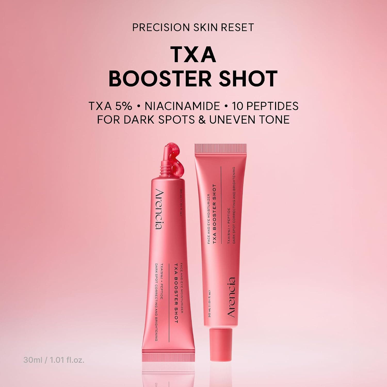 سرم روشن کننده و ضد لک آرنسیا Arencia TXA Booster Shot حجم 30 میل — تصویر ۲