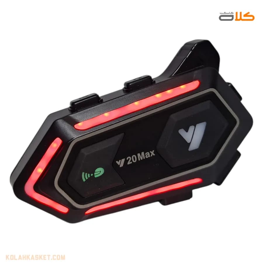 بلوتوث کلاه کاسکت max Y20 با قابلیت اینترکام — تصویر ۴