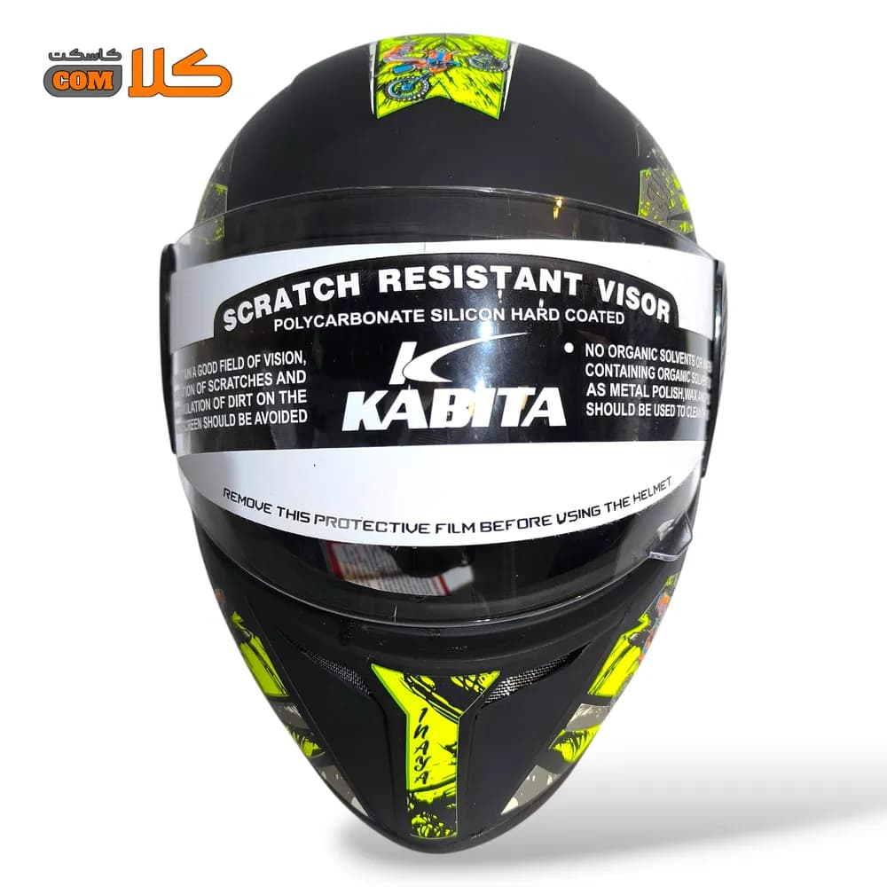 کلاه کاسکت فک دار موتورسواری بچگانه وارداتی KABITA — تصویر ۱۱