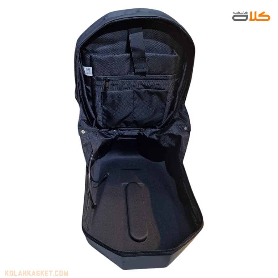 کوله پشتی موتورسواری LED دار هوشمند مخصوص حمل کلاه کاسکت — تصویر ۴