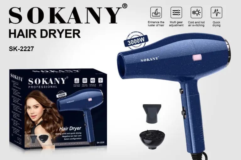 سشوار حرفهای سوکانی مدل SOKANY SK‑2227