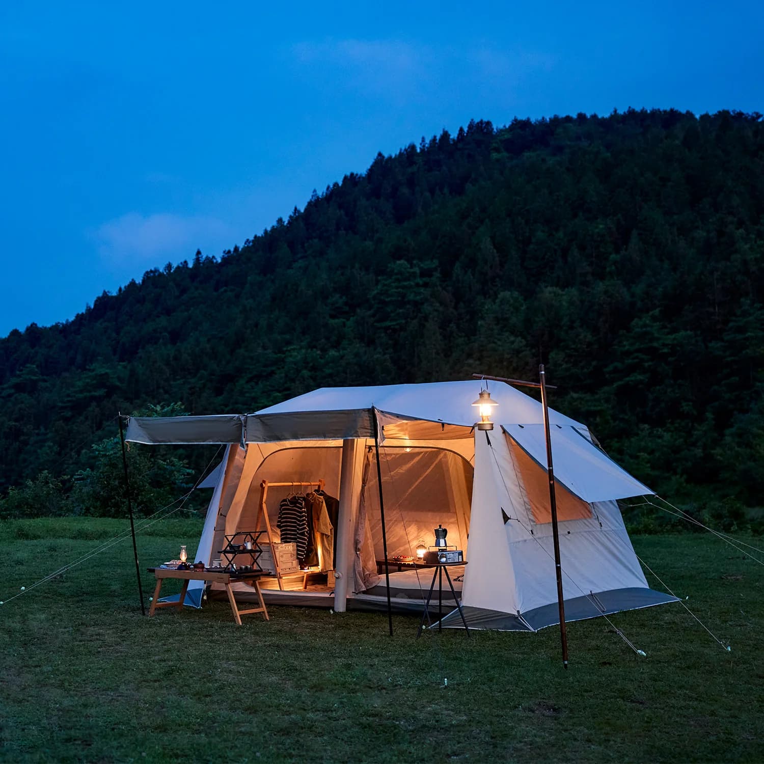 چادر نیچرهایک بادی – 4 نفره کمپینگ Naturehike Ridge Village 8.5 AIR Inflatable Tent – cnk2300zp019 — تصویر ۱۲