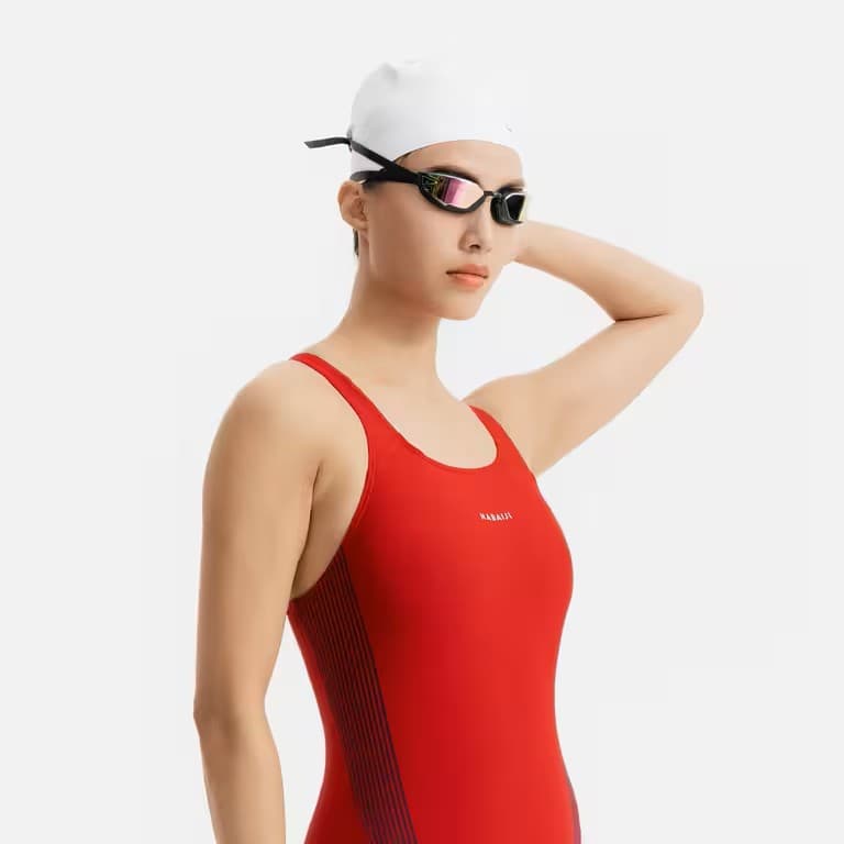 عینک شنا دکتلون – حرفهای Decathlon Swimming Goggles BFAST NANO – Mirror Lenses Pink – Black — تصویر ۷