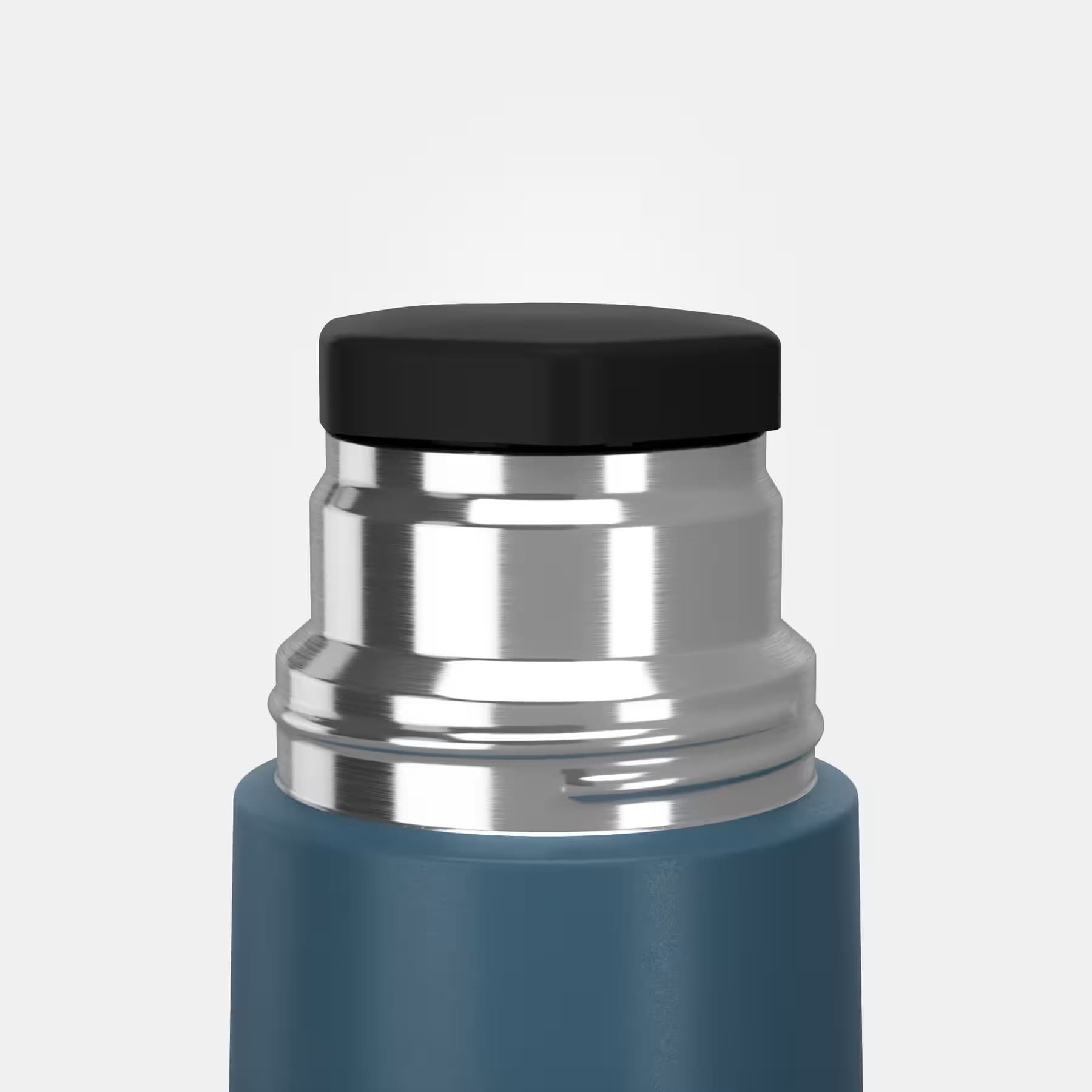 فلاسک کچوا استیل 0.7 لیتر Quechua Outdoor Stainless Steel Thermos – 0.7 L – Blue — تصویر ۶