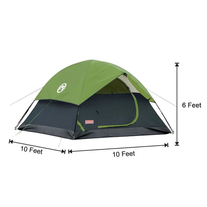 چادر کمپینگ کلمن – ساندوم ۶ نفره Coleman Sundome® 6-Person Camping Tent — تصویر ۵
