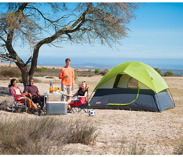 چادر کمپینگ کلمن – ساندوم ۶ نفره Coleman Sundome® 6-Person Camping Tent — تصویر ۲