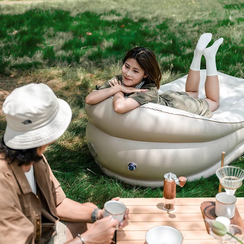 کاناپه بادی نیچرهایک تک نفره Naturehike (Lanyue) Single Inflatable sofa with build-in air pump – CNK2300DZ020-S — تصویر ۲
