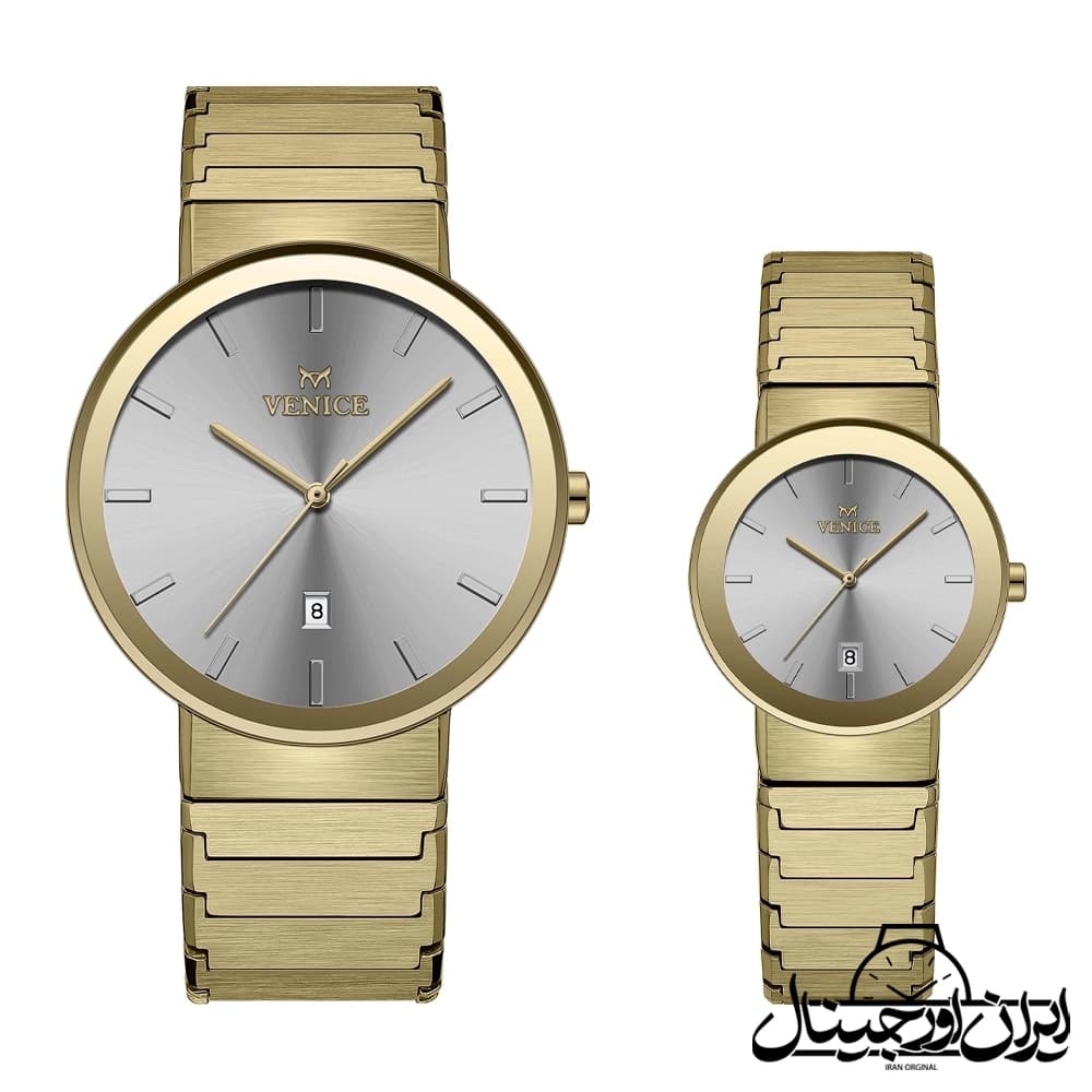ساعت کلاسیک ونیز ست Venice Classic Couple Watch 80146-2