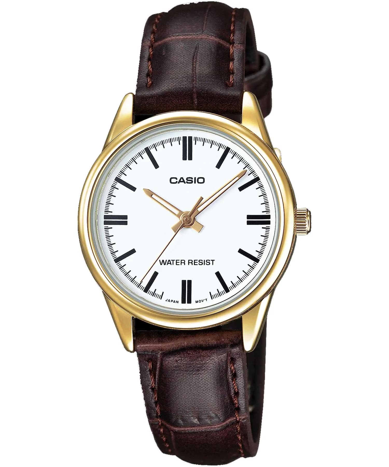 ساعت مچی کاسیو چرمی زنانه CASIO LTP-V005GL-7AUDF — تصویر ۳