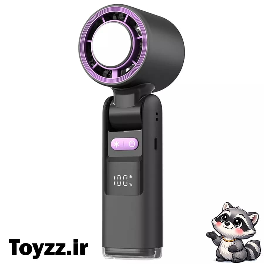 پنکه شارژی سرمایش دار کد K801 — تصویر ۵