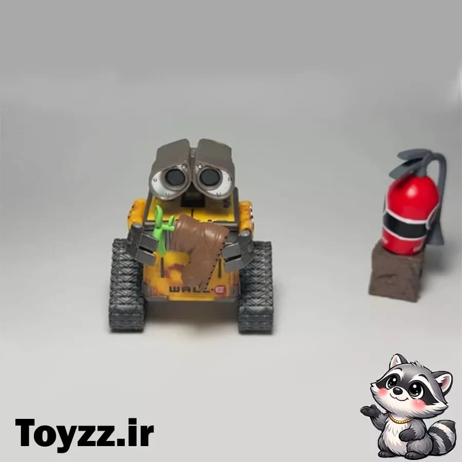 اکشن فیگور والی و ایو WALL-E AND EVE برند think way مجموعه 6 عددی — تصویر ۸