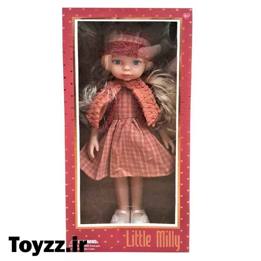 عروسک دختر little milly ارتفاع 35 سانتی متری کد 03 — تصویر ۲