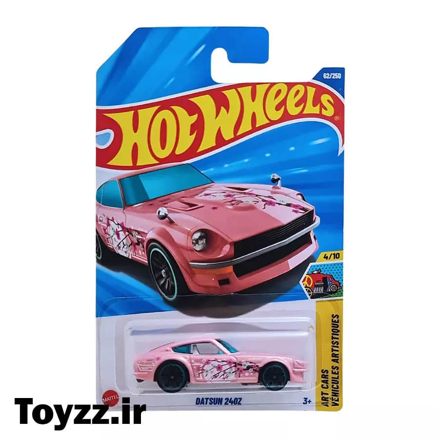 ماکت ماشین هات ویلز مدل DATSUN 240Z سری ART CARS VEHICULES ARTISTIQUES — تصویر ۲