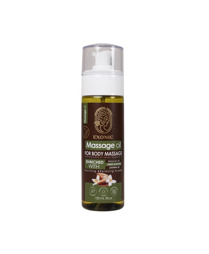 روغن ماساژ بدن اکسونیک حاوی روغن بادام شیرین و روغن یاس 150 میل — تصویر ۸