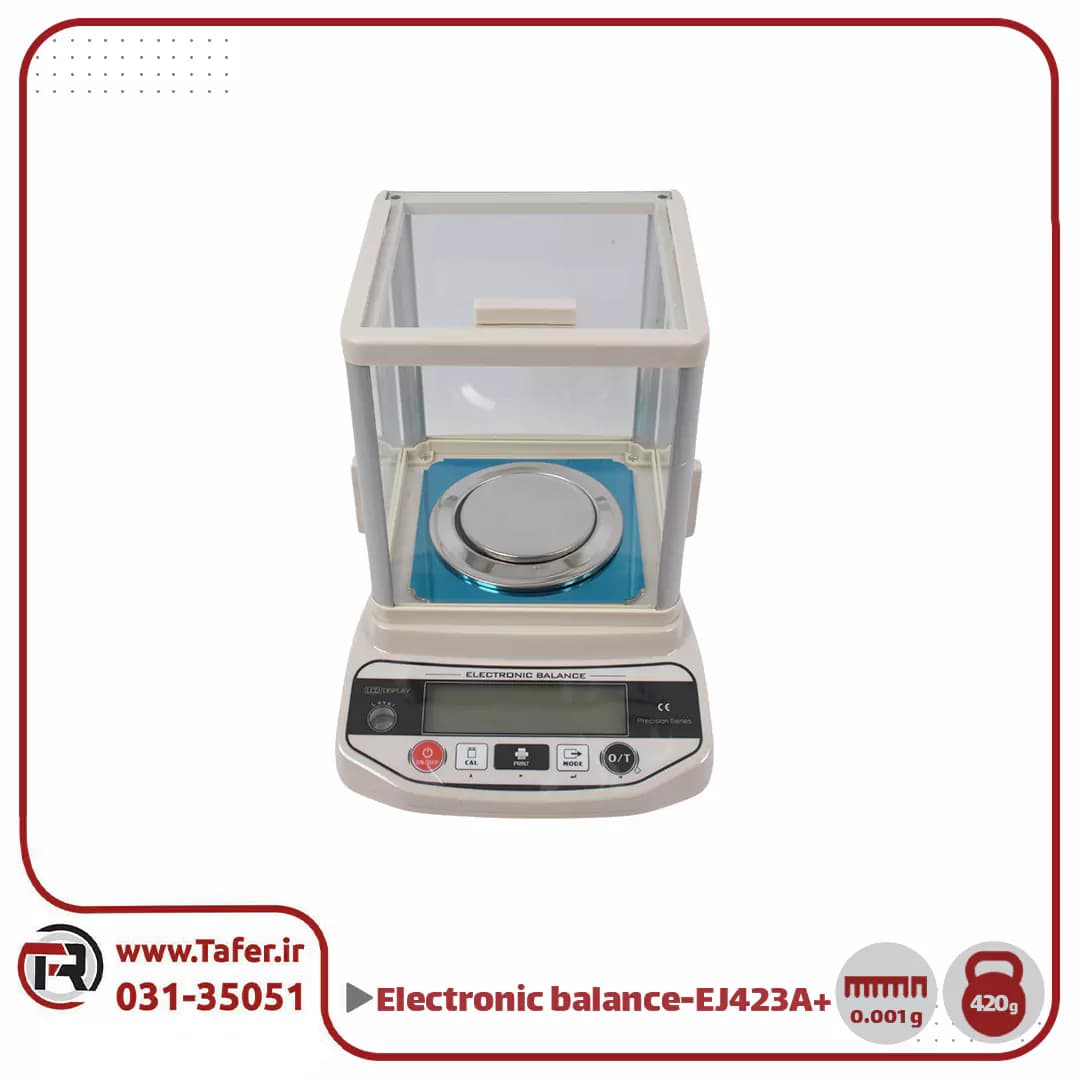 ترازوی حساس آزمایشگاهی 420گرم ELECTRONIC BALANCE مدل +EJ-423A — تصویر ۷