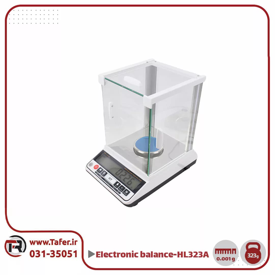 ترازوی حساس آزمایشگاهی 320گرم ELECTRONIC BALANCE مدل HL-323A — تصویر ۵