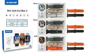 ساعت هوشمند Wisme مدل WS-X19 Ultra 3 به همراه ایرپاد بلوتوثی — تصویر ۲