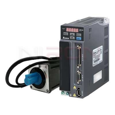 سروو موتور 0.75 کیلووات 3000RPM دلتا سری A2 اترکت (ECMA-C20807RS + ASD-A2-0721-E) — تصویر ۳