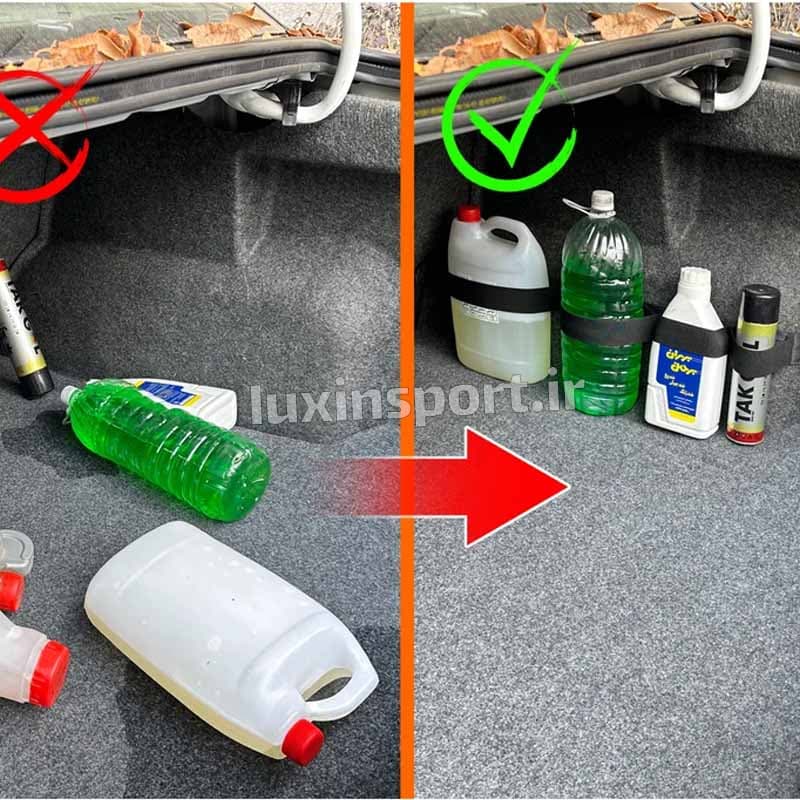 کمربند نظمدهنده صندوق عقب خودرو چسبی کشدار – بسته 2 عددی — تصویر ۳