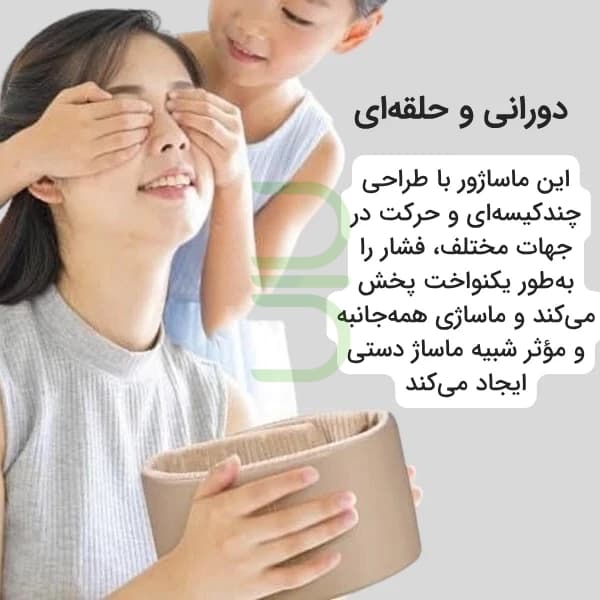 ماساژور سر فشار هوا (ایرکامپرشن) مخصوص میگرن کیفیت بالا — تصویر ۸