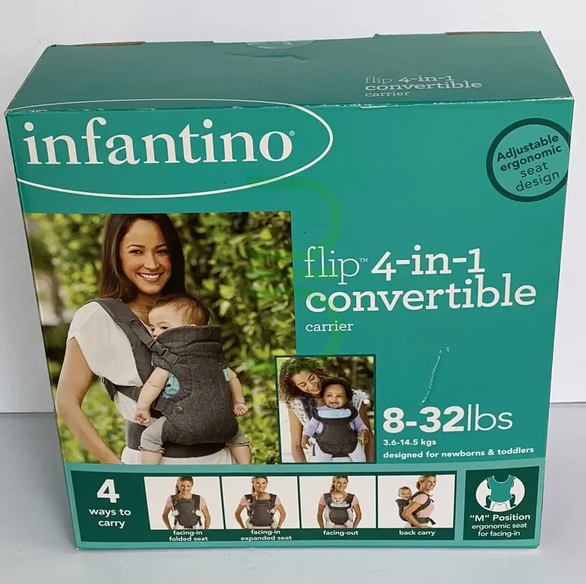 آغوشی 4 حالته اینفنتینو Infantino Flip 4-in-1 (اصل خارجی) — تصویر ۶
