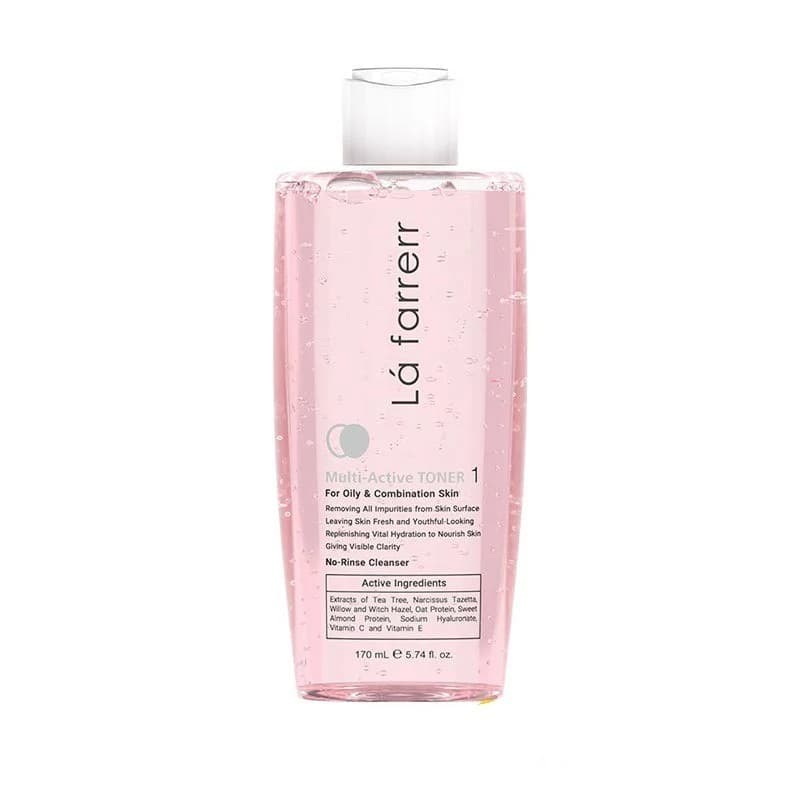 تونر مولتی اکتیو 1 لافارر مناسب پوست چرب حجم 170ml — تصویر ۲
