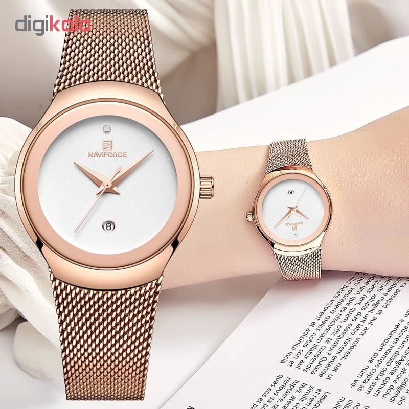 ساعت مچی زنانه نیوی فورس Naviforce / NF5004 RGW — تصویر ۷