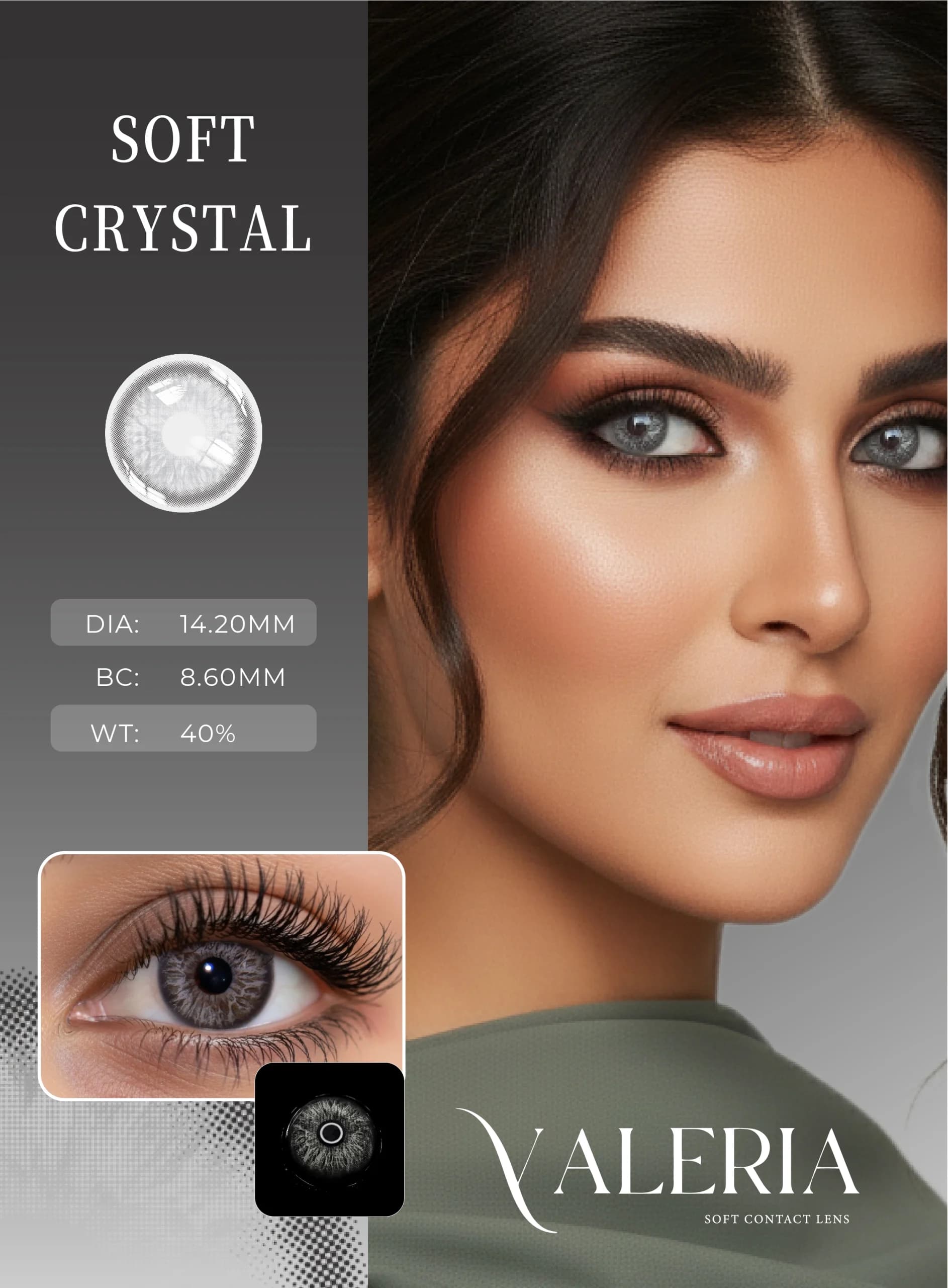 لنز رنگی سالیانه Soft Crystal — تصویر ۶
