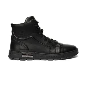 کفش مردانه اسنیکر Erkek Siyah Hakiki Deri Sneaker Bot 3K1SB16400 گریدر — تصویر ۸