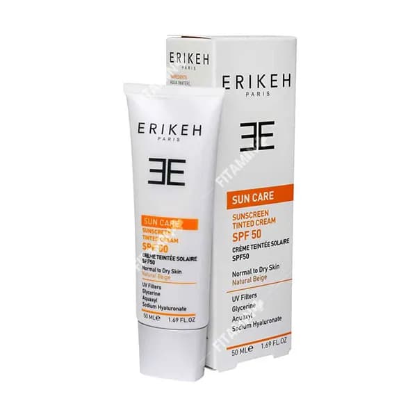 کرم ضد آفتاب SPF50 اریکه مناسب پوست های خشک و نرمال 50 میلی لیتر — تصویر ۴