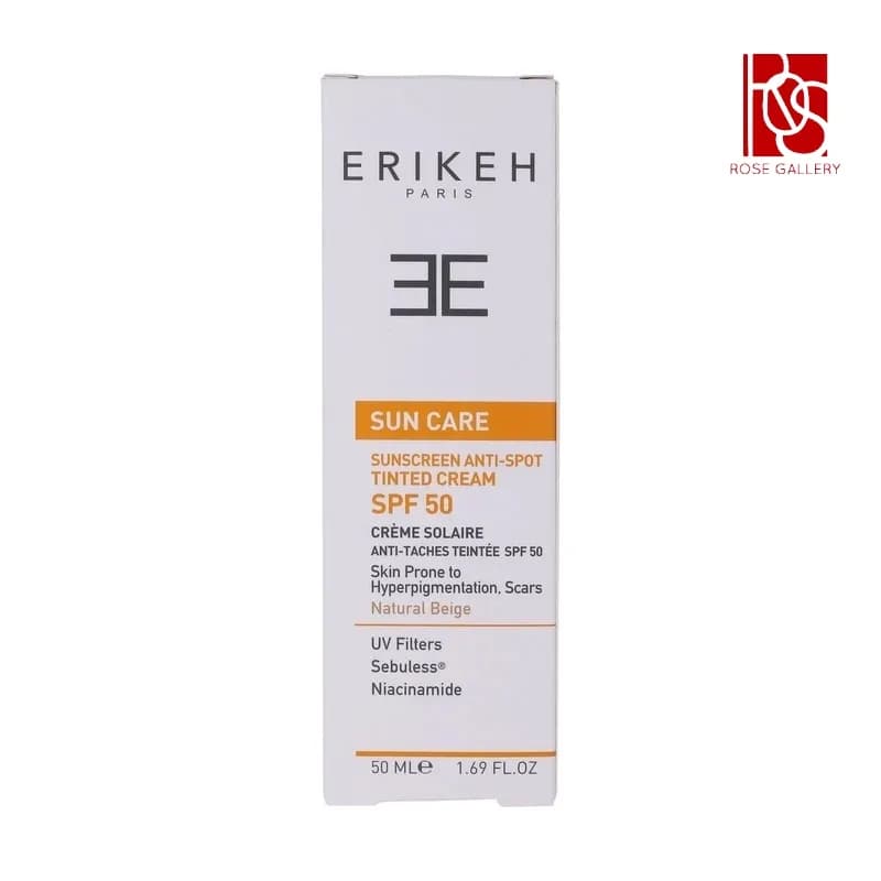 فلوئید ضد آفتاب و ضد لک SPF50 اریکه 50 میلی لیتر — تصویر ۵