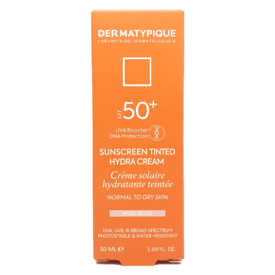 ضد آفتاب رنگی پوست خشک +SPF50 رز بژ درماتیپیک — تصویر ۲