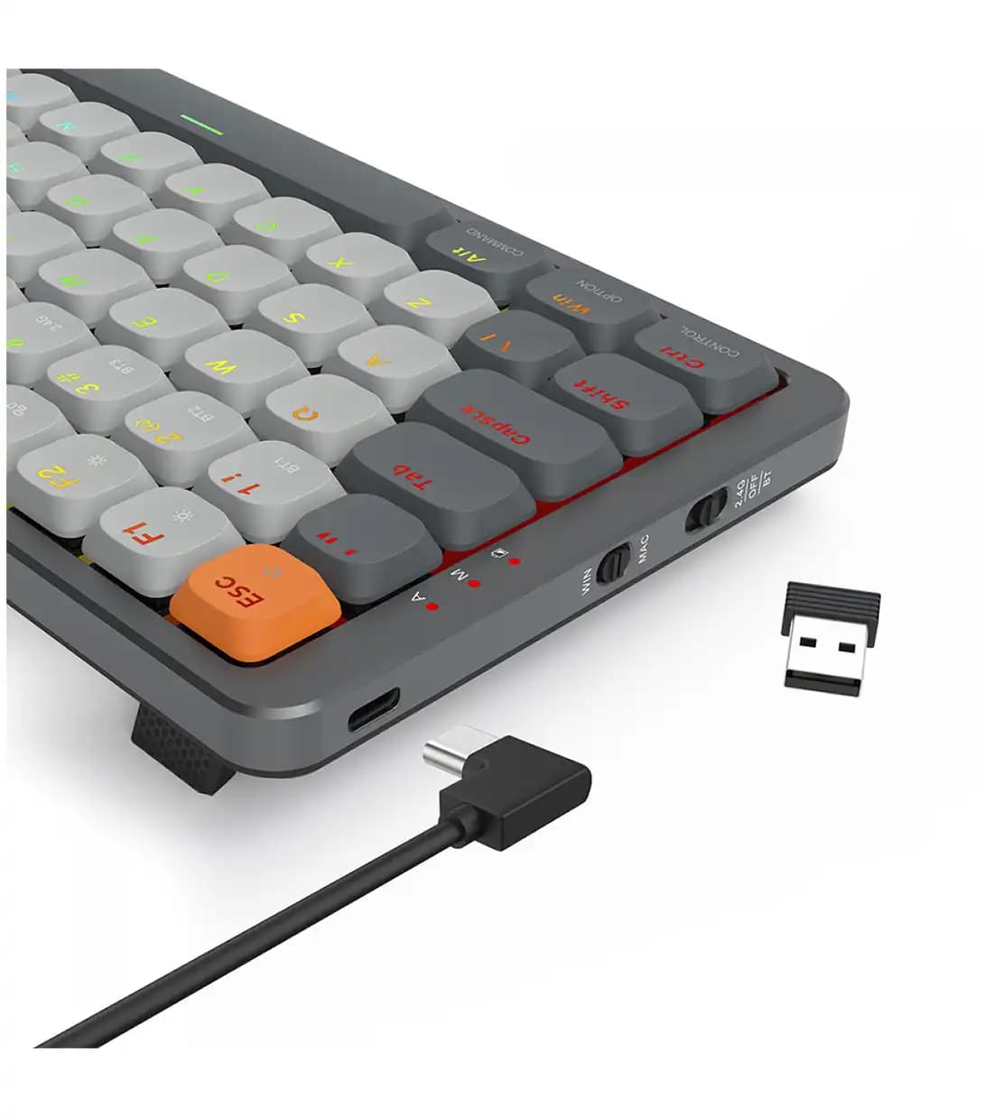 کیبورد بی سیم/باسیم گیمینگ ردراگون Azure K652 PRO RGB — تصویر ۳