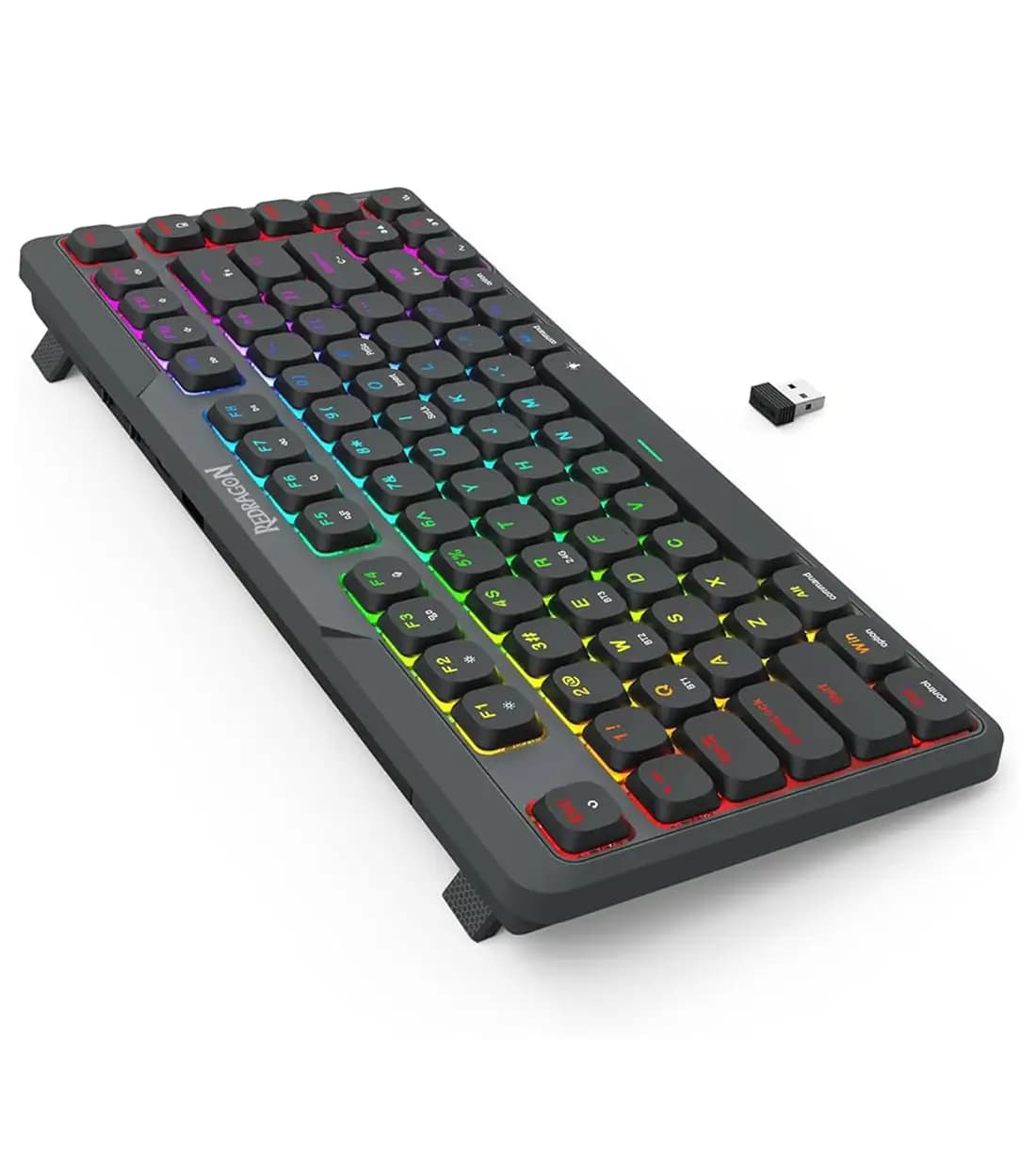 کیبورد بی سیم/باسیم مکانیکال گیمینگ ردراگون AETHER K706 PRO — تصویر ۴