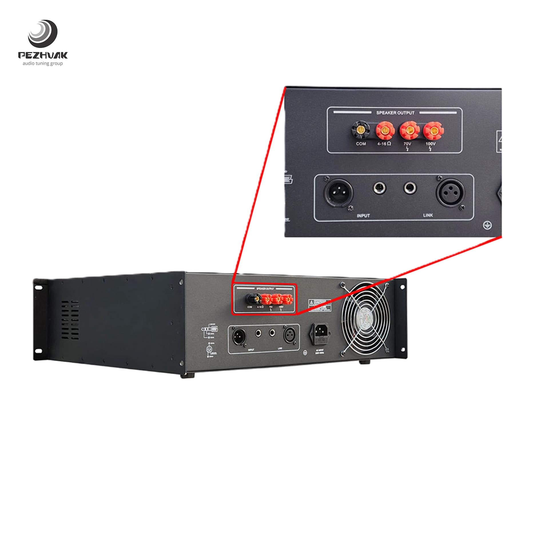 پاور آمپلی فایر برند ساندکو مدل Soundco PA1000 — تصویر ۴