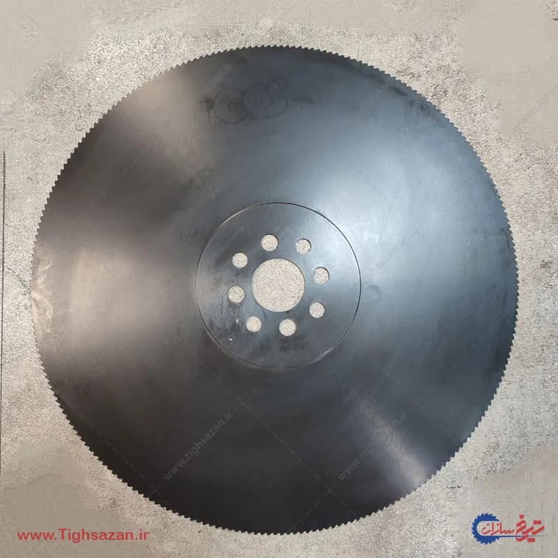 تیغ اره آب صابونی پروفیلبر مشکی برند توس (z=240)-450×3.5×50 — تصویر ۶