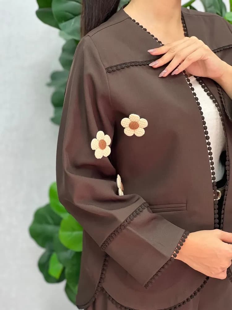 کت و شلوار گل دار لیانا — تصویر ۱۰