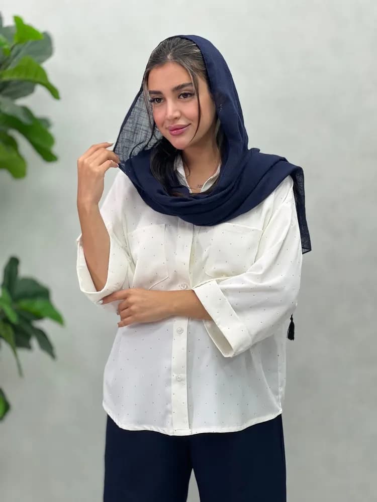 شومیز نگینی آرتینا — تصویر ۷