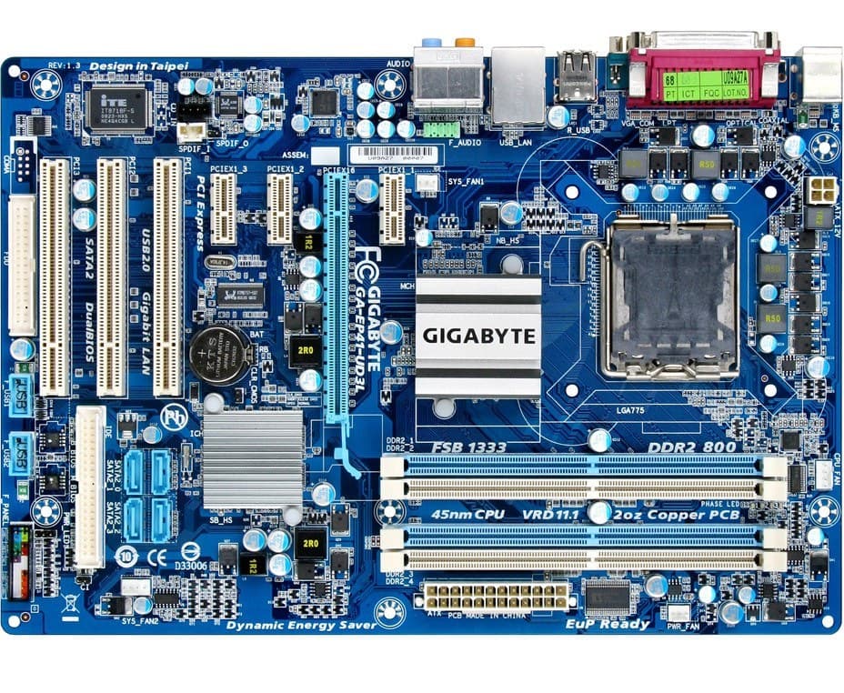 مادربرد گیگابایت مدل Gigabyte EP41-UD3L DDR2 (استوک) | فروش فقط حضوری در فروشگاه سفید رایانه اهواز
