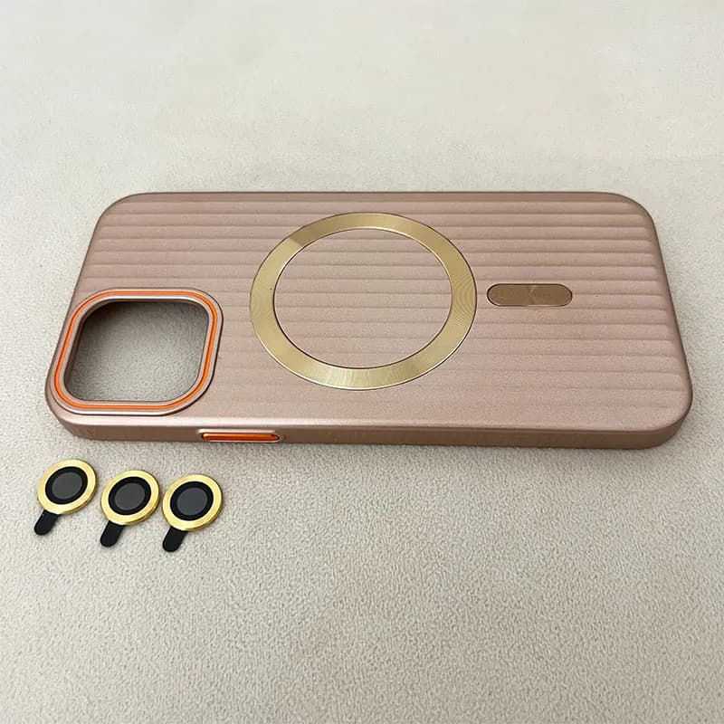 قاب گوشی iPhone 12 / iPhone 12 Pro آیفون مگ سیف طرح کرکره ای به همراه محافظ لنز کد 1111 — تصویر ۳