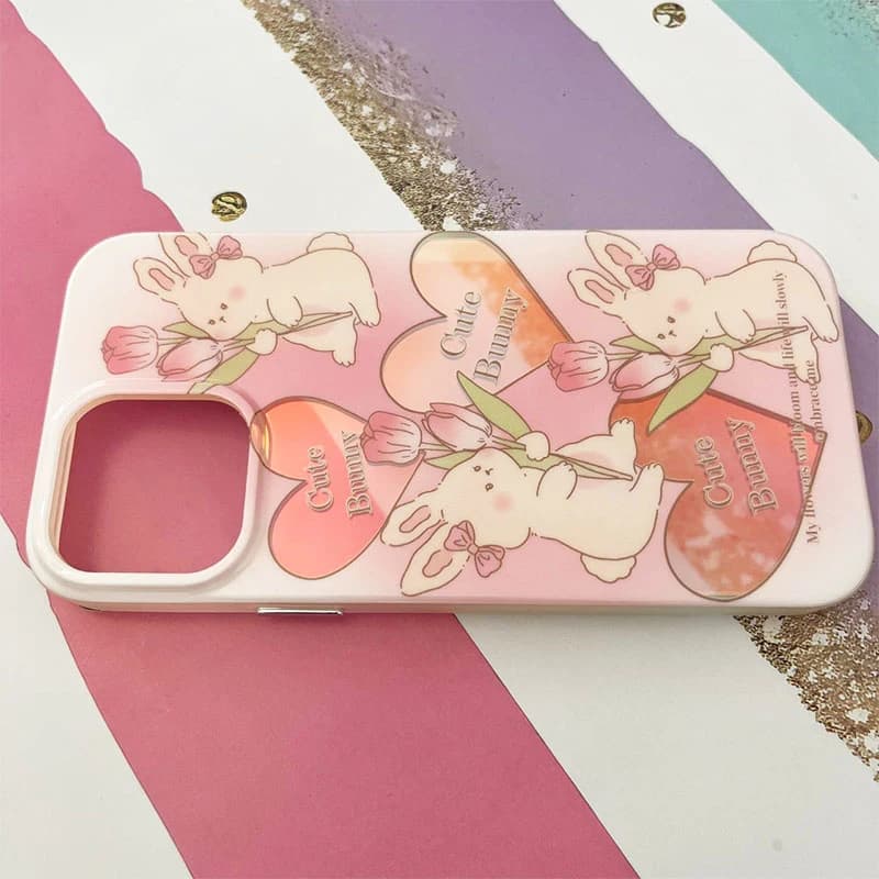 قاب گوشی iPhone 13 Pro Max آیفون طرح Cute Bunny کد 1089 — تصویر ۳