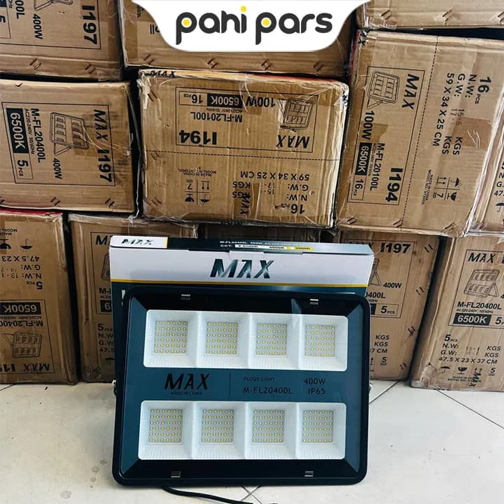 پروژکتور 400 وات پنجره ای مکس مدل M-FL20400L — تصویر ۳