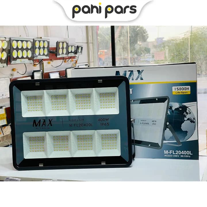 پروژکتور 400 وات پنجره ای مکس مدل M-FL20400L — تصویر ۴