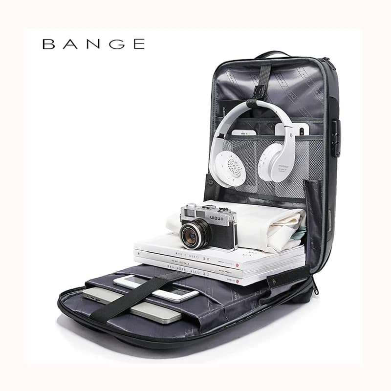 کوله پشتی ضد آب و ضد سرقت بنج BANGE BG-7216 plus 15.6 Inch — تصویر ۱۱